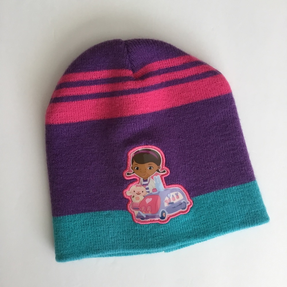Doc McStuffins Disney Girl’s Knit Beanie Hat Size OSFM - Picture 1 of 4